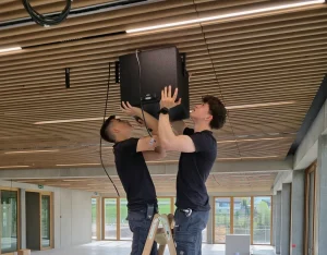Rüeger e-concept Installation Team Bildungsstätten