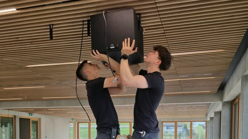 Rüeger e-concept Installation Team Bildungsstätten